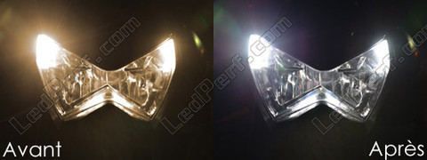 LED-lampa parkeringsljus xenon vit Kawasaki Z800