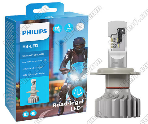 Förpackning LED-lampor Philips för Kawasaki Zephyr 1100 - Godkända Ultinon PRO6000