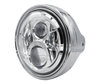 Exempel på kromade strålkastare och LED-optik för Moto-Guzzi California 1400 Touring