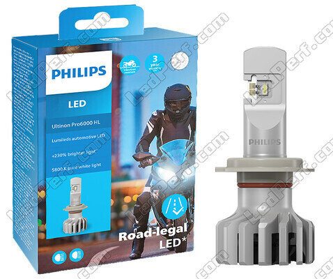 Förpackning LED-lampor Philips för Yamaha YZF-R1 1000 (2007 - 2008) - Godkända Ultinon PRO6000