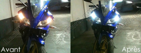 LED parkeringsljus xenon vit Yamaha YZF R125