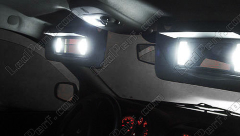 LED sminkspeglar solskydd Renault Clio 2