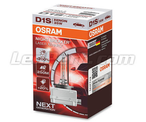 Xenonlampa D1S Osram Xenarc Night Breaker Laser +200% - 66140XNL i sin Paket