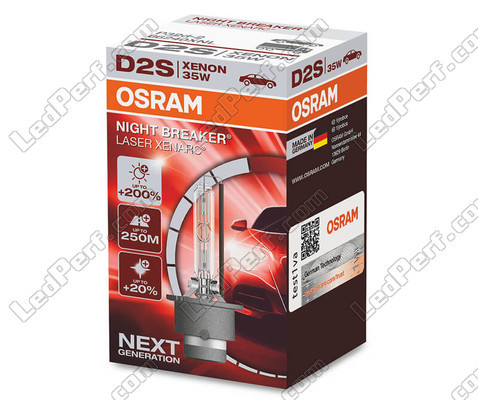 Xenonlampa D2S Osram Xenarc Night Breaker Laser +200% - 66240XNL i sin Paket