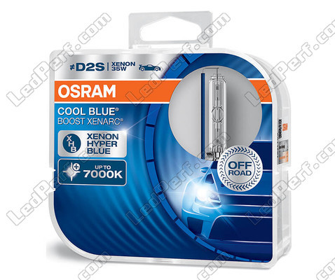 Xenonlampor D2S Osram Xenarc Cool Blue Boost 7000K art.nr: 66240CBB-HCB i paket med 2