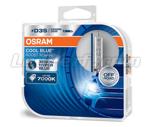 Xenonlampor D3S Osram Xenarc Cool Blue Boost 7000K art.nr: 66340CBB-HCB i paket med 2