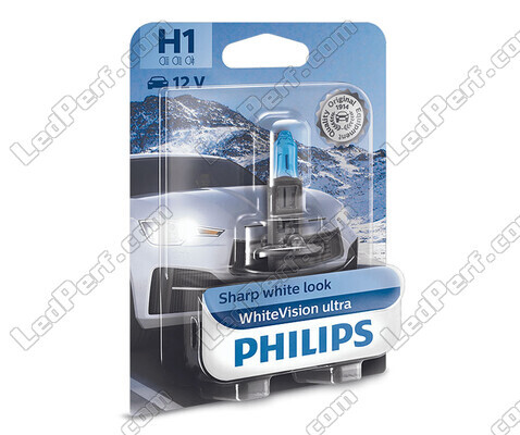 1x Lampa H1 Philips WhiteVision ULTRA +60% 55W - 12258WVUB1