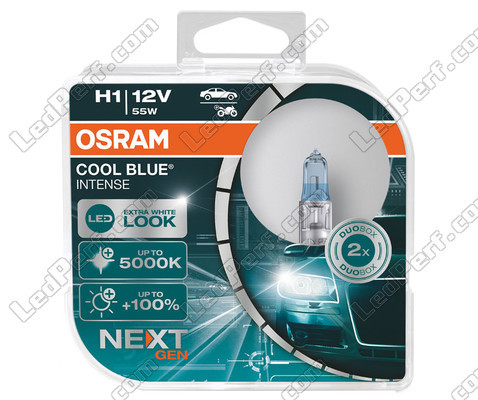 Par Osram-lampor H1 Cool blue Intense Next Gen LED Effect 5000K