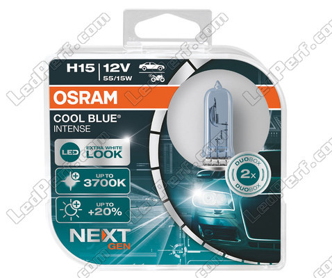 Par Osram-lampor H15 Cool blue Intense Next Gen LED Effect 3700K