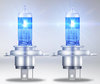 Ljus vit från lampor Xenon Effekt H4 Osram Cool Blue Boost 5000K - 62193CBB-HCB