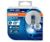 Spollampor H4 Osram Cool Blue Boost 5000K xenon Effekt art.nr.: 62193CBB-HCB i paket med 2 lampor