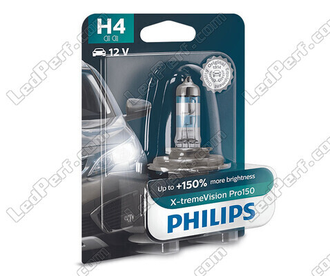 1x Lampa H4 Philips X-tremeVision PRO150 60/55W 12V - 12342XVPB1