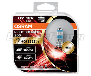 Lampor H7 OSRAM Night Breaker® 200 - 64210NB200-HCB -Duo Box
