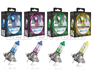 Lampor Philips H7 ColorVision - Blå, lila, gul eller grön -