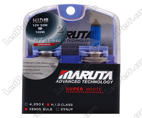 2 st H7 MTEC Maruta Super white lampor - ren Vit