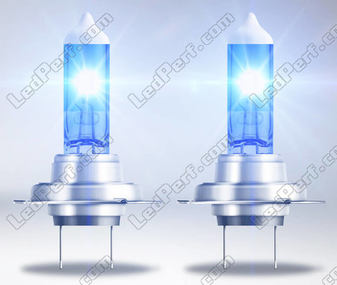 Ljus vit från lampor Xenon Effekt H7 Osram Cool Blue Boost 5000K - 62210CBB-HCB