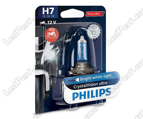 Motorcykel H7 Lampa Philips CrystalVision Ultra 55W - 12972CVUBW