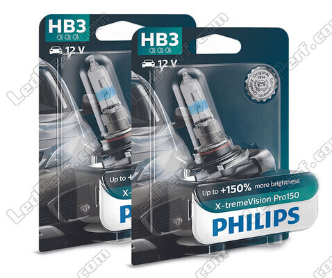Paket med 2 lampor HB3 Philips X-tremeVision PRO150 60W - 9005XVPB1