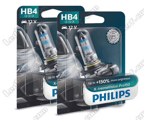 Paket med 2 lampor HB4 Philips X-tremeVision PRO150 51W - 9006XVPB1