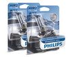 Paket med 2 lampor HIR2 Philips WhiteVision ULTRA + parkeringsljus 9012WVUB1