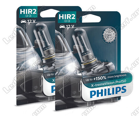 Paket med 2 lampor HIR2 Philips X-tremeVision PRO150 55W - 9012XVPB1