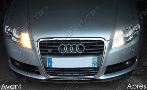 LED Varselljus varselljus LED P21W Audi A4 B7