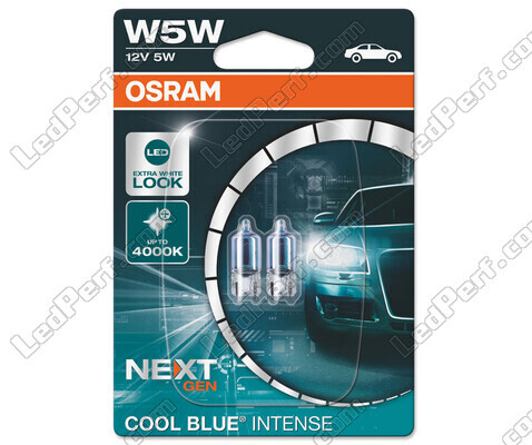 Par Osram-lampor W5W Cool blue Intense Next Gen LED Effect 4000K