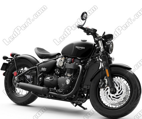 Motorcykel Triumph Bonneville Bobber Black (2017 - 2020)