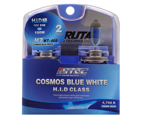 lampa gasfylld xenon H3 MTEC Cosmos Blue