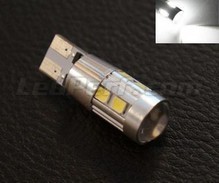 Lampa T10 Magnifier till 10 LED-chips SG Hög Effekt + förstoringsglas vita Sockel W5W