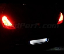 Paket LED-lampor för skyltbelysning (xenon vit) för Peugeot 308 / RCZ