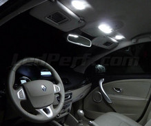 Full LED-lyxpaket interiör (ren vit) för Renault Fluence