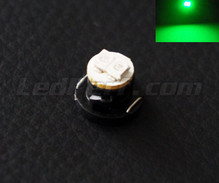 LED på hållare T4.7 grön 12V