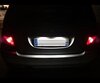 Paket LED-lampor (ren vit 6000K) skyltbelysning bak för Mercedes A-Klass (W169)