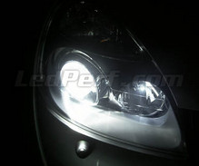 Paket LED-lampor till parkeringsljus (xenon vit) för Renault Clio 2