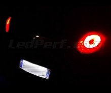 Paket LED-lampor för skyltbelysning (ren vit) för Fiat Bravo 2