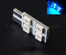 LED T10 Rotation till 4 LED-chips HP - Sidobelysning - Blå W5W