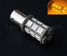 Lampa P21W till 18 LED-chips Orange Hög Effekt Sockel BA15S