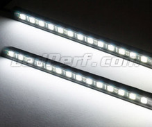 Paket med 2 LED-barer i aluminium 30 LED-chips för varselljus - DRL