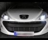 Paket LED-lampor till parkeringsljus och varselljus (xenon vit) för Peugeot 308 / RCZ