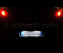 Paket LED-lampor för skyltbelysning (xenon vit) för Renault Captur