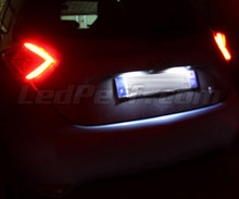 Paket LED-lampor för skyltbelysning (xenon vit) för Renault Zoe