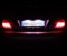 Paket LED-lampor (ren vit 6000K) skyltbelysning bak för Mercedes CLK (W208)