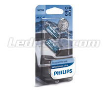 Paket med 2 lampor W5W Philips WhiteVision ULTRA - 12961WVUB2