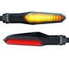 Dynamiska LED-blinkers + bromsljus för Kawasaki VN 900 Custom