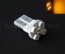 Lampa T10 Efficacity till 5 LED-chips TL Orange (w5w)