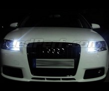Paket LED-lampor till parkeringsljus (xenon vit) för Audi A3 8P