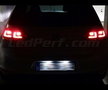 Paket LED-lampor (ren vit 6000K) skyltbelysning bak för Seat Toledo 4
