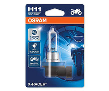 H11 Lampa Osram X-Racer Halogen Xenon Effect för Motorcykel - 55W