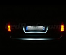 Paket LED-lampor (ren vit) skyltbelysning bak för BMW X5 (E53)